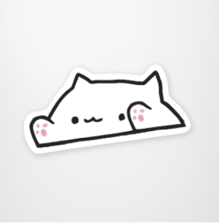 Sticker Bongo Cat Meme Meme030016