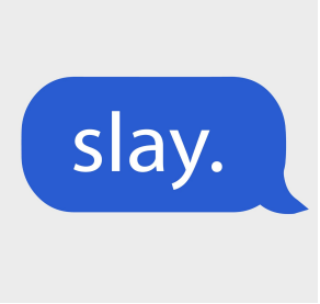 Sticker Slay Text Message Hmor040042